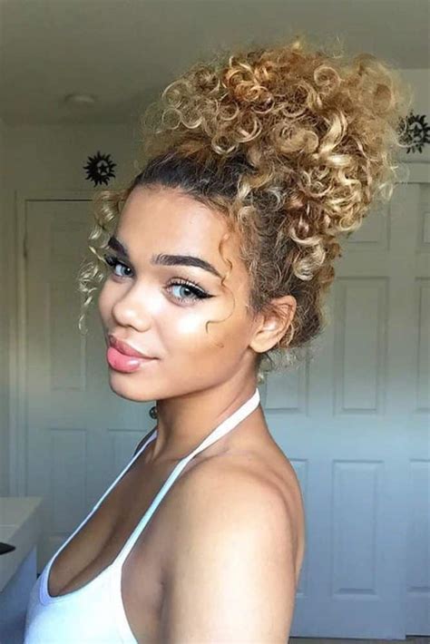 20 Curly Hair Up Styles