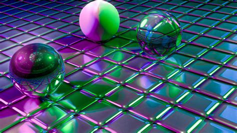 Download Wallpaper 2560x1440 Balls Cubes Shapes Glitter Widescreen