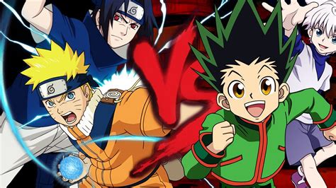 Naruto E Sasuke Vs Gon E Killua Batalha Ninja Youtube