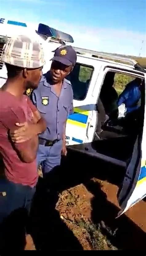 drunk south african police officer arrested after stealing police car video