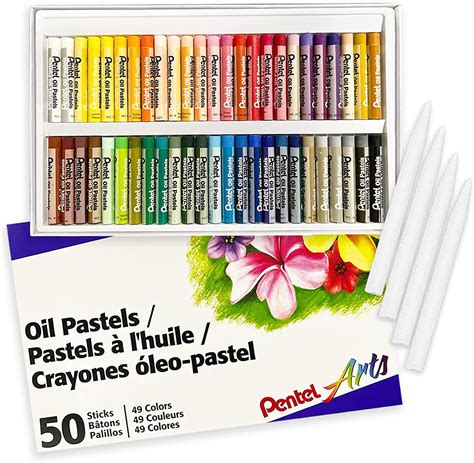 Buy Oil Pastels Oil Pastels 50 Count Oil Pastel For Kids Includes 4
