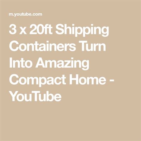 The Text 3 X Shipping Containers Turn Into Amazing Compact Home You