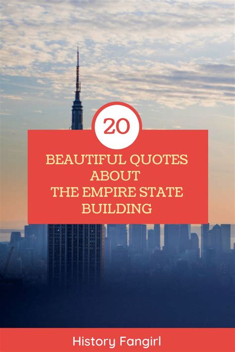 20 Lovely Empire State Building Quotes For Empire State Captions