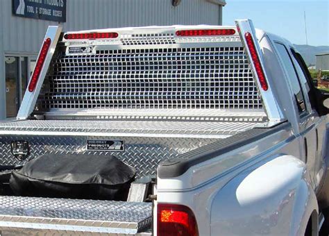 Capacity non drilling steel pickup truck rack with removable window protector headache rack and mounting clamps. Stylish Headache Rack for Pickup Trucks: Off-Road.com