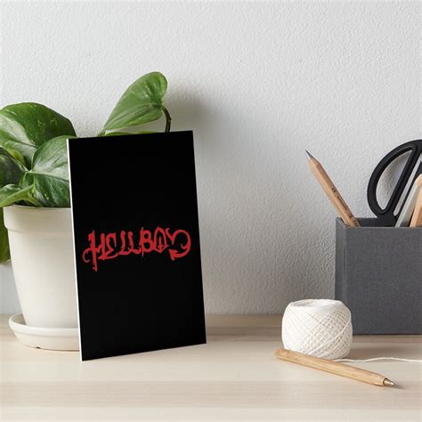 Hellboy Lil Peep Logo Album Galeriedruck Von Fanshop858 Redbubble