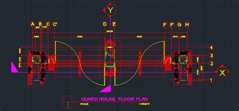 Guard House Floor Plan Cad Files Dwg Files Plans And Details