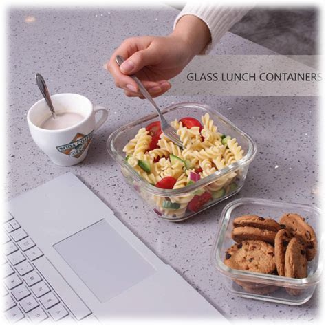 Morningsave Salient 18 Piece Borosilicate Glass Food Storage With Easy Lock Lids