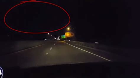 Undeniable Alien Spacecraft Spotted In Night Sky By Motorists