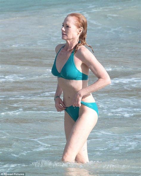 Marg Helgenberger Displays Her Enviable Bikini Body In St Barts