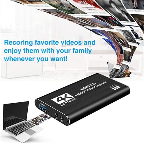 Video Capture Card 4k Record Usb3 0 1080p 60fps Game Capture Box Live Streaming