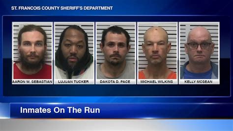 Escaped Inmates Missouri Michael Wilkins Among 5 Captured After St Francois County Jail Escape