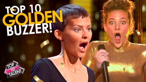 Top 10 Best Golden Buzzer Auditions On Americas Got Talent Ever In 2022 Americas Got Talent