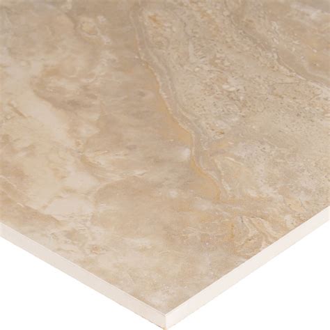 Msi Onyx Sand 24 In X 24 In Polished Porcelain Floor And Wall Tile
