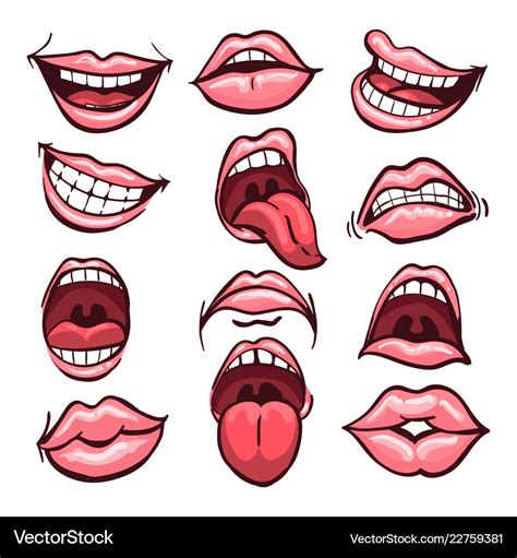 Caricature Mouths