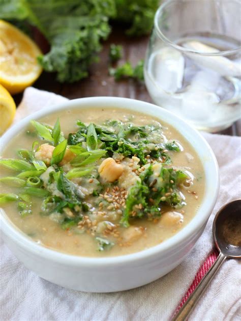 Creamy Chickpea And Kale Soup Connoisseurus Veg