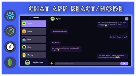 Realtime Chat App With React Node Js Socket Io And Mongodb Youtube
