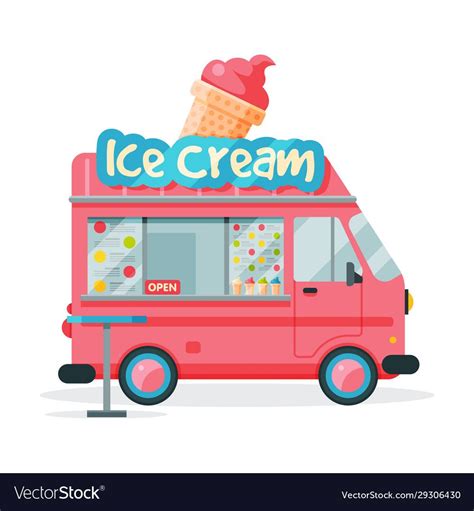 Ice Truck Ice Cream Truck Food Truck Ice Cream Van Ice Cream Party Truck Cakes Candy House