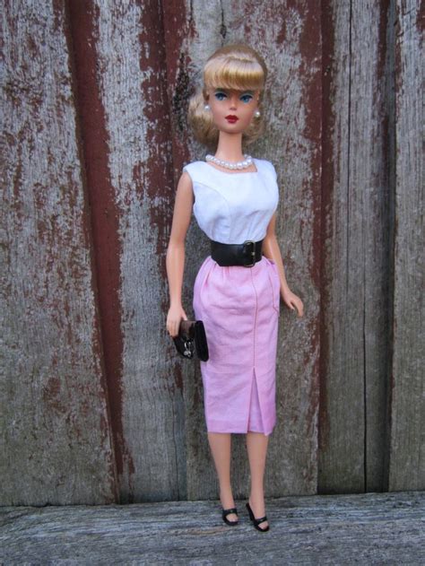 Fantabulous Barbie Dolls Ponytail Bubble Reproduction Pencil Skirt