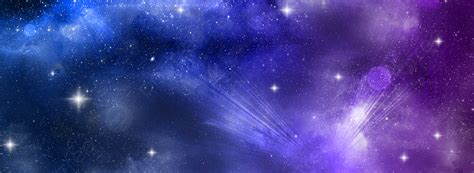 Fantasy Abstract Galaxy Starry Sky Banner Light Effect Background