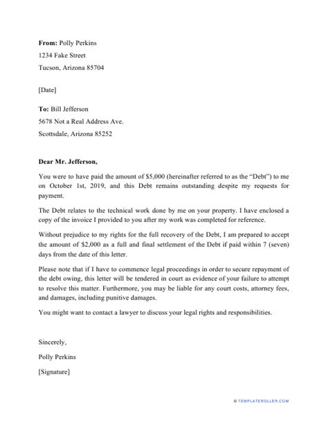 The legal term without prejudice is a rule which allows parties to engage in private discussions to settle their disputes. Legla Letter Sample Without Prejudice : Parking Ticket Dispute Letter Template Tenak - Our ...
