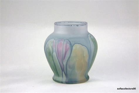 Rueven Nouveau Art Glass Cabinet Vase Small By Soflacollectors86