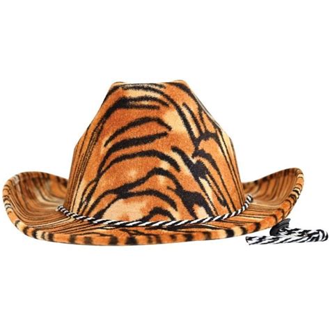 Tiger Print Cowboy Hat Party At Lewis Elegant Party Supplies Plastic