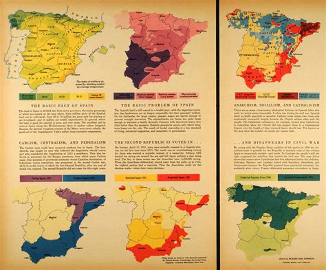 Map Of Spanish Civil War Litohistory