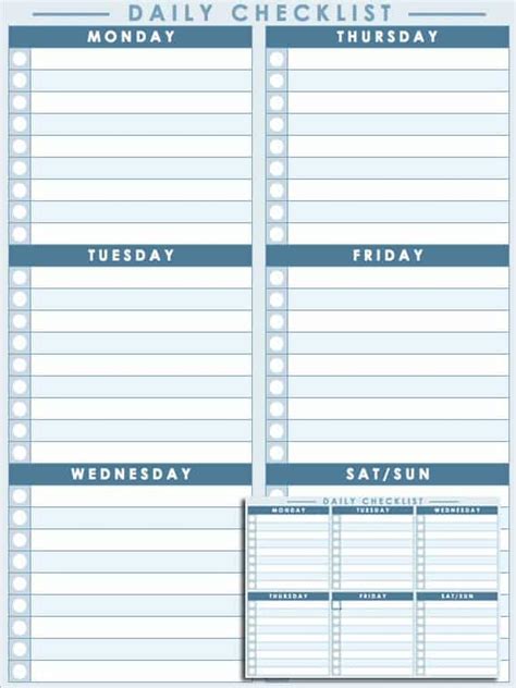 Daily Checklist Template 4 Great Lessons You Can Learn From Daily