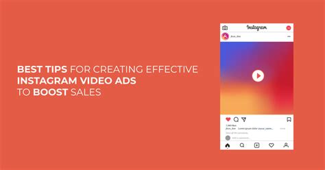 Best Tips For Creating Effective Instagram Video Ads To Boost Sales