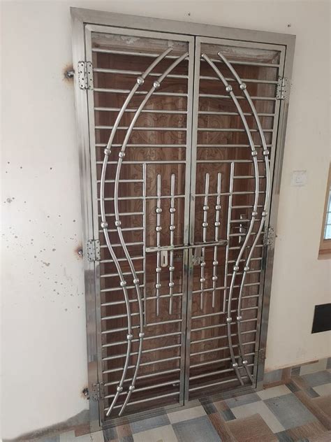6x3 Ft Interior Modern Stainless Steel Main Door Grill For Residential