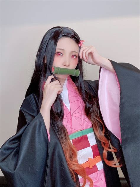 Crunchyroll Top Japanese Cosplayer Enako Pieces Together Nezuko From