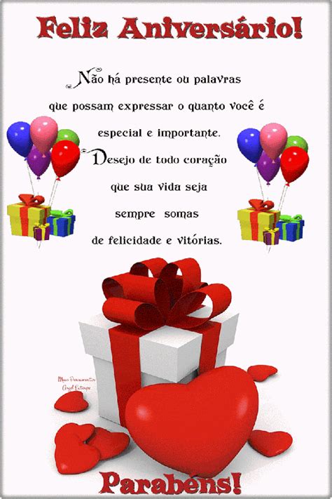 An Image Of A Birthday Card With Balloons And Presents In Spanish