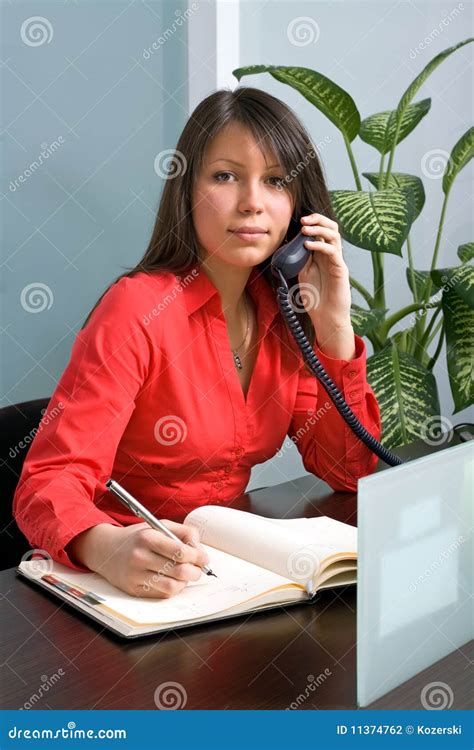 Secretary In The Office Stock Photography Image 11374762