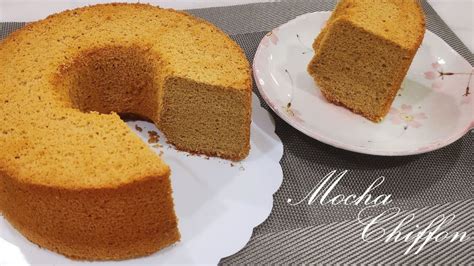 Chiffon Cake Mocha Chiffon Cake Recipe Easy Mocha Chiffon Cake