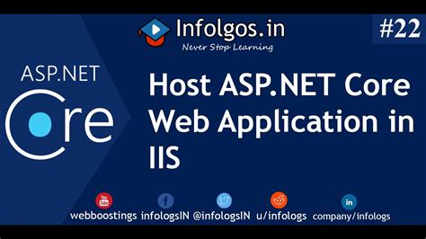 How To Host Or Deploy Asp Net Core Web Application On Iis Infologs Hot Sex Picture