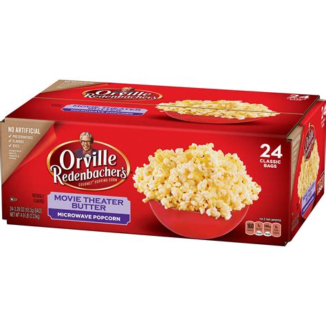 Orville Redenbachers Movie Theater Butter Microwave Popcorn 329 Ounce