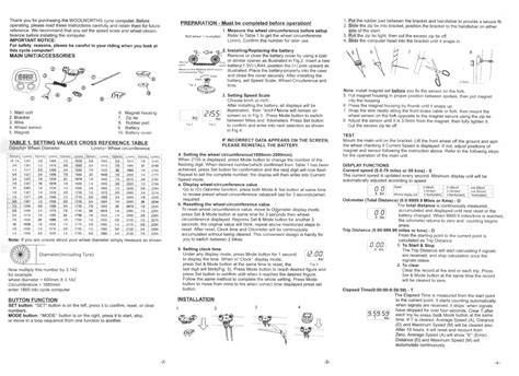 Lcd bike bicycle cycle computer odometer speedometer nr 14. Halfords 12 Function Cycle Computer Manual - ninjafile