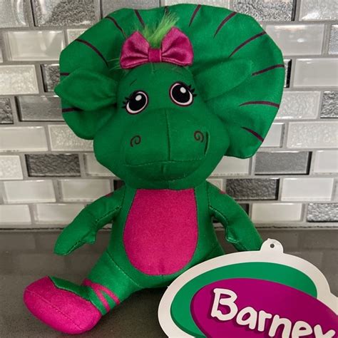 Barney Toys Barney Friends Baby Bop Green Dinosaur 9 Plush Toy