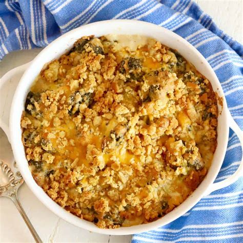 Cook broccoli according to package directions, then drain and set aside (do not overcook). Ultimate Broccoli Cheese Casserole with Ritz Cracker Crust ...