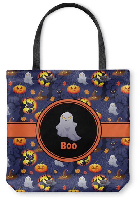 Custom Halloween Night Canvas Tote Bag Personalized Youcustomizeit