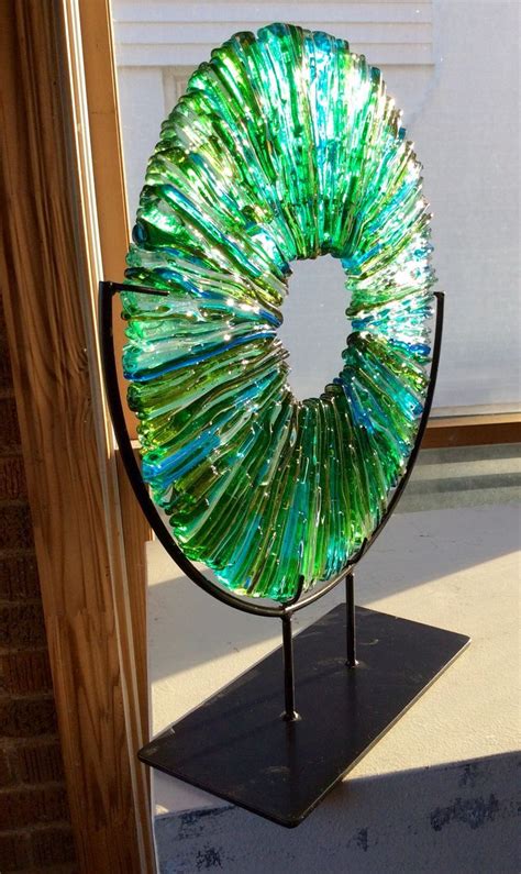 Gleaming And Glowing But Delicate Glass Sculptures Bored Art Fused Glass Wall Art Stained