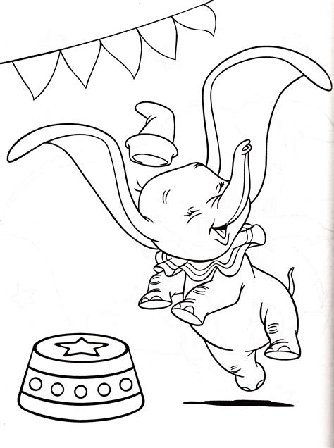 Walt Disney Coloring Pages Dumbo Walt Disney Characters Photo