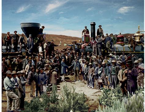 Meeting Of The Rails Promontory Point Utah 1869 I Added The Sky