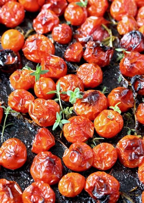 Oven Roasted Cherry Tomatoes Recipe Ciaoflorentina