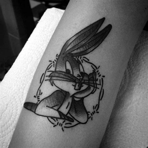 If you are looking for a small tattoo design, then this bear is the one for you. 60 Looney Tunes Tattoos For Men - Animated Cartoon Ink Ideas