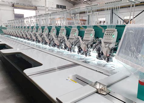 Large Scale Cap Embroidery Machine / Industrial Computer Embroidery ...