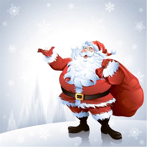 Cartoon Santa Claus Vector Illustration Vector Graphics Blog