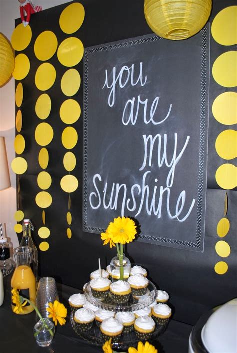 You are my sunshine my only sunshine you make me happy when the skies are grey you'll never know dear how much i love you so please don't take my sunshine away. Strawberry Fizz Party Ideas: You are my Sunshine Party