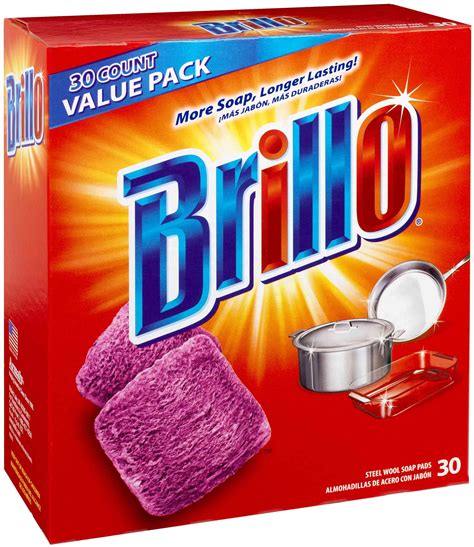 Brillo Steel Wool Soap Pads 30 Count
