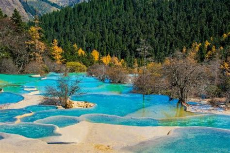 Foto De Huanglong Scenic Valley Songpan County 5 Colored Pool